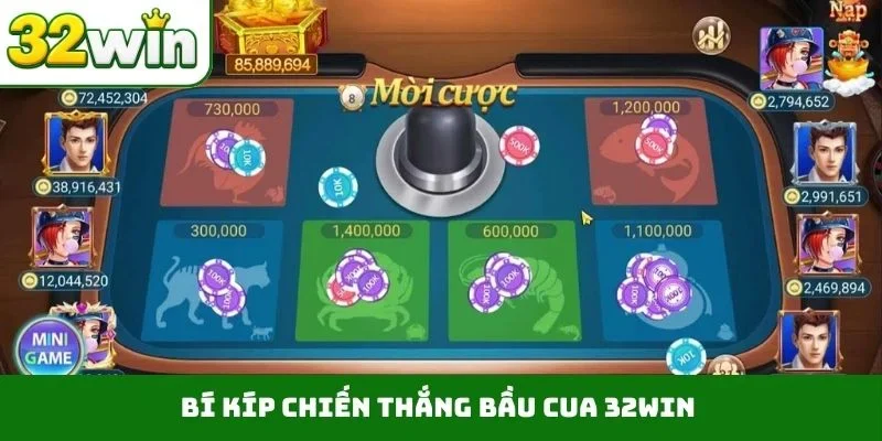 Bầu Cua 32WIN – Tựa Game Cá Cược Đổi Thưởng Uy Tín Năm 2026 Bí kíp chiến thắng bầu cua 32WIN