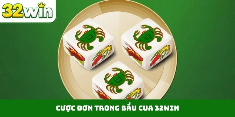 Bầu Cua 32WIN – Tựa Game Cá Cược Đổi Thưởng Uy Tín Năm 2026 Cược đơn trong bầu cua 32WIN