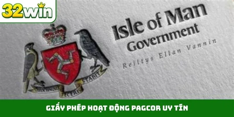 Giấy phép hoạt động PAGCOR uy tín