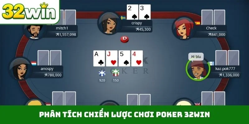 Phân tích chiến lược chơi Poker 32WIN