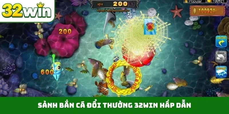Bắn Cá Đổi Thưởng 32WIN – Chinh Phục Biển Cả Trong 1 Phút Sảnh bắn cá đổi thưởng 32WIN hấp dẫn