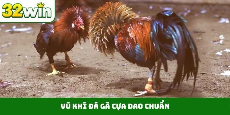 Vũ khí đá gà cựa dao chuẩn